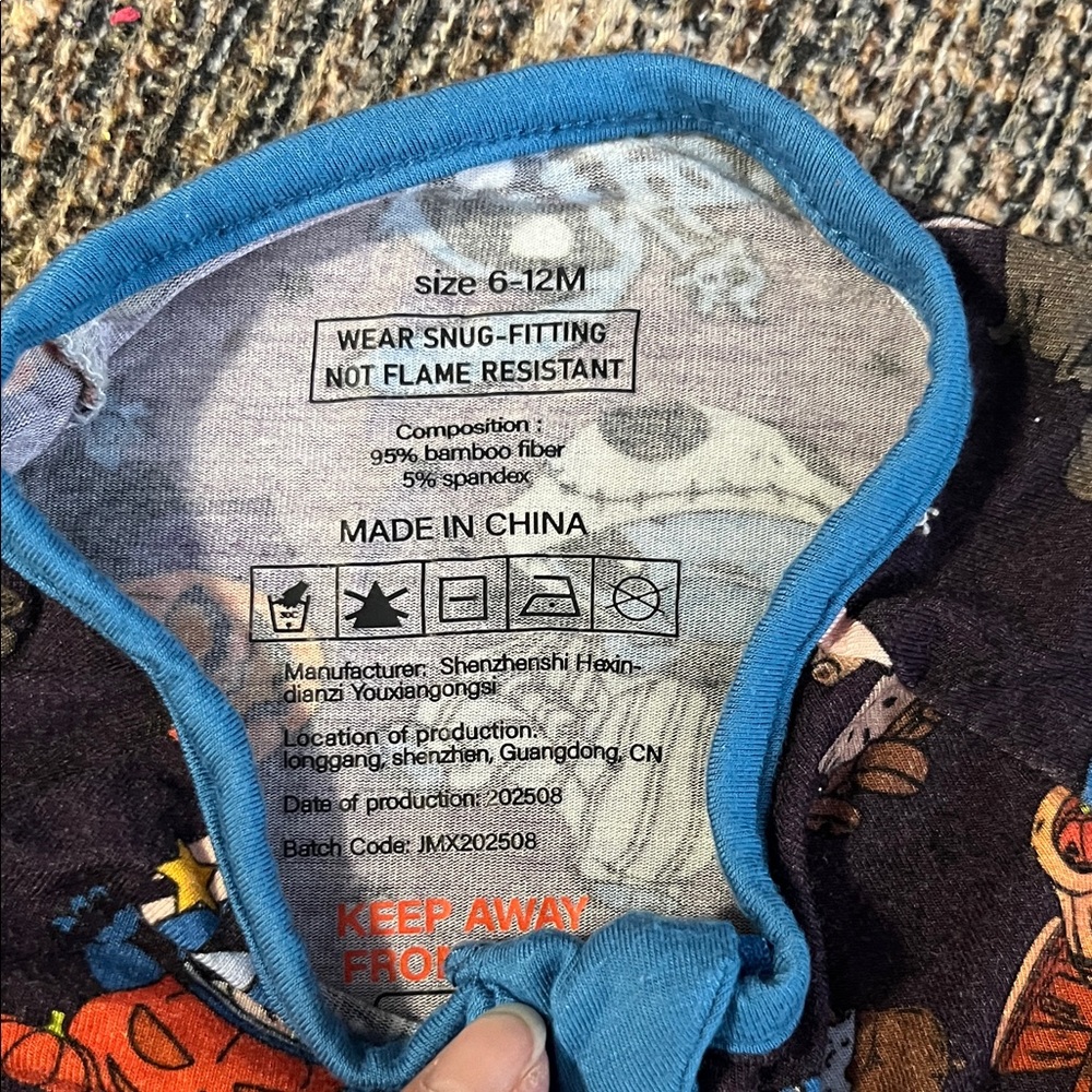 Temu Bamboo Stitch Halloween Sleeper - Picture 2 of 3